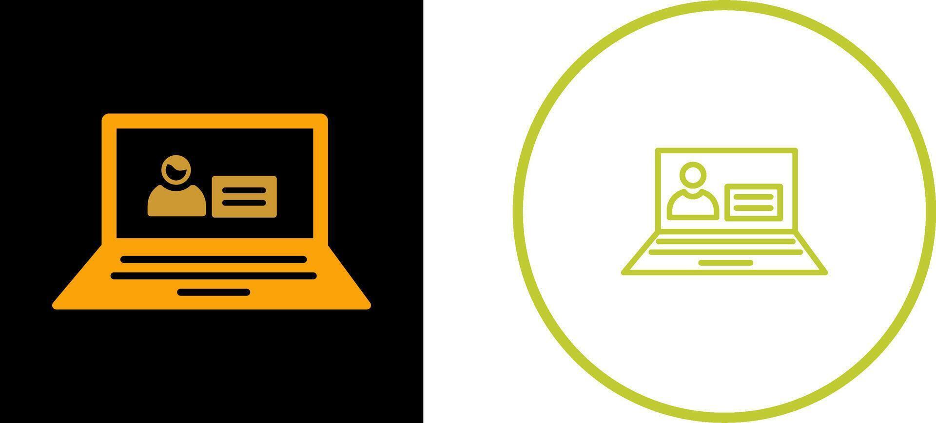 Online Study Vector Icon