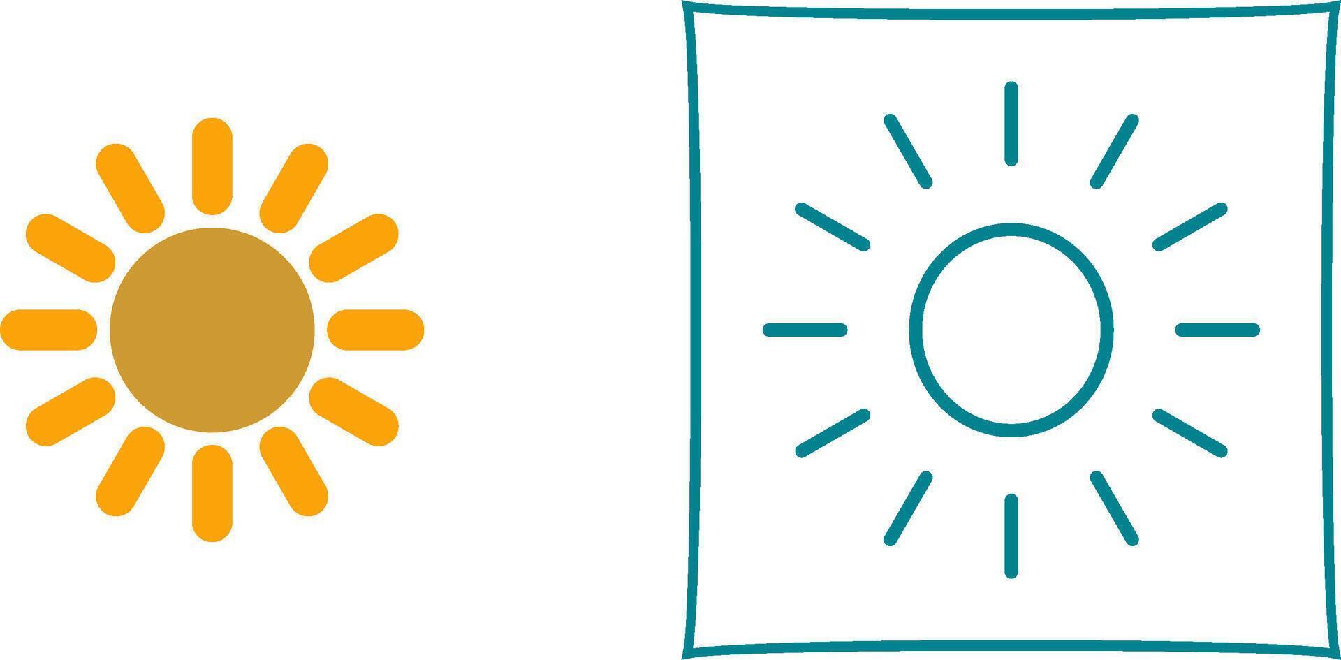 Sun Vector Icon