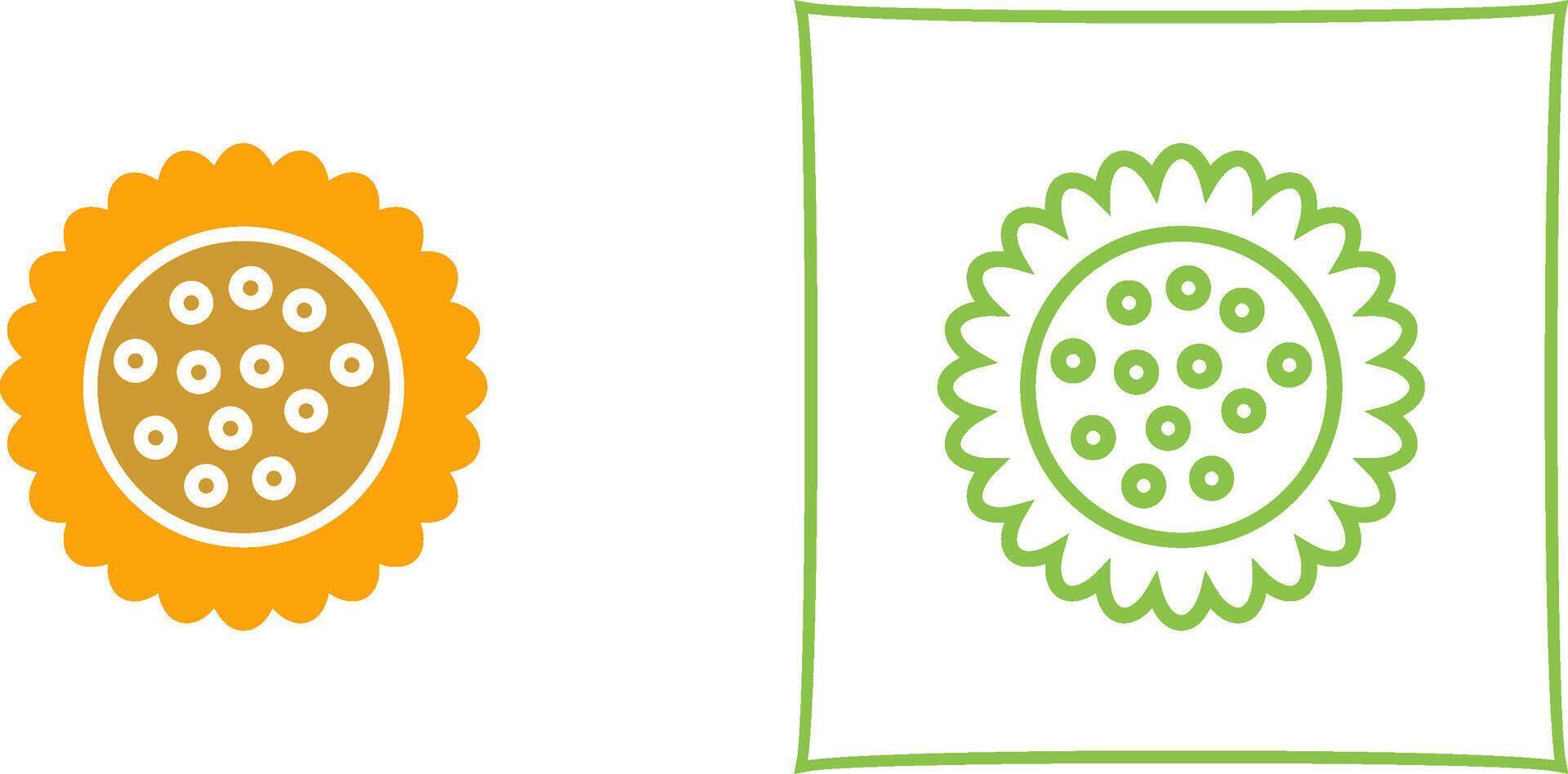 icono de vector de girasol