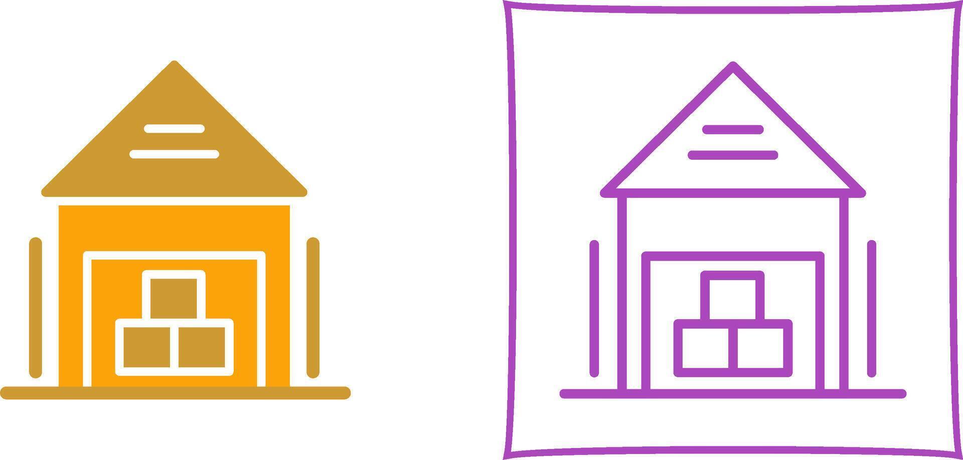 Warehouse Vector Icon
