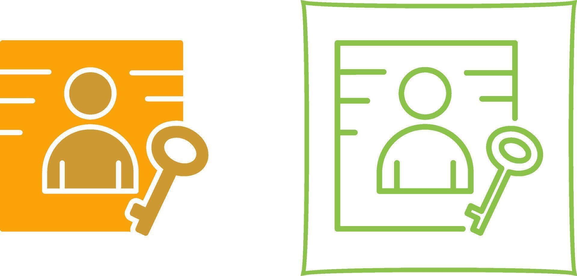 Business Key Vector Icon