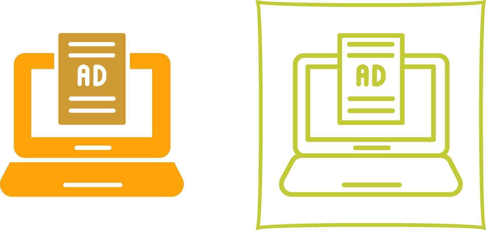 Internet Ads Vector Icon