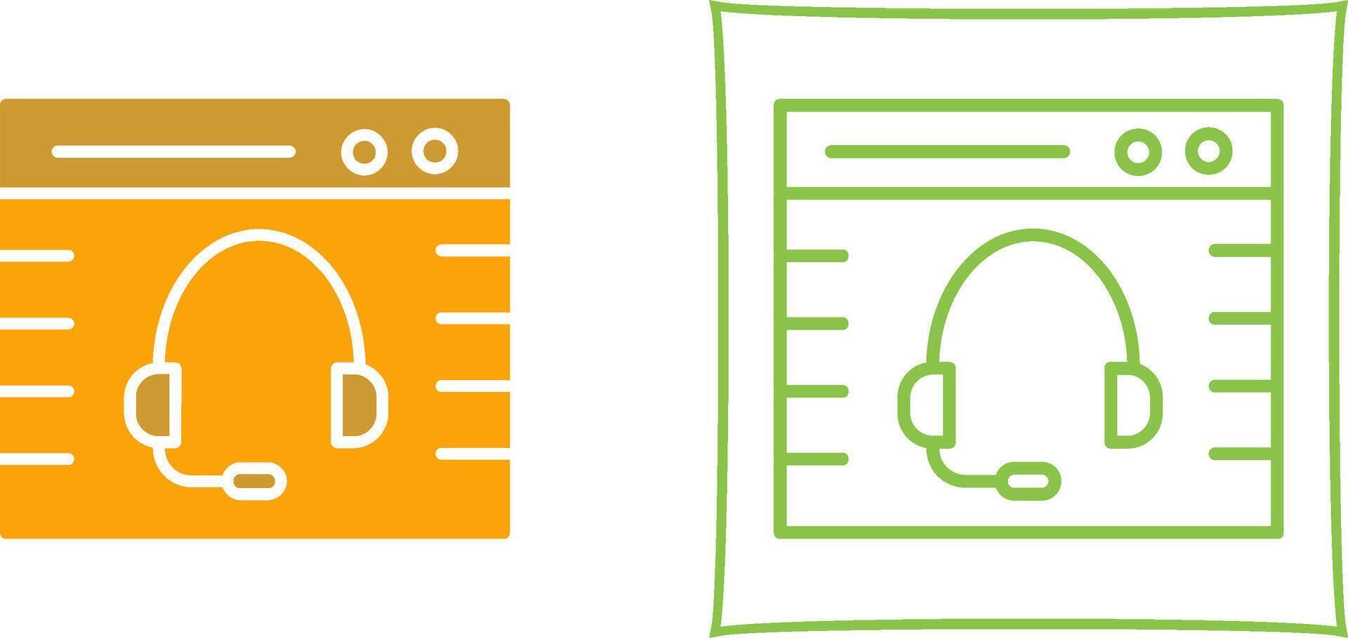 Web Support Vector Icon