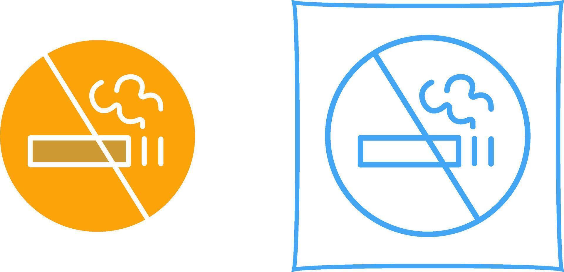 No Smoking Sign Vector Icon