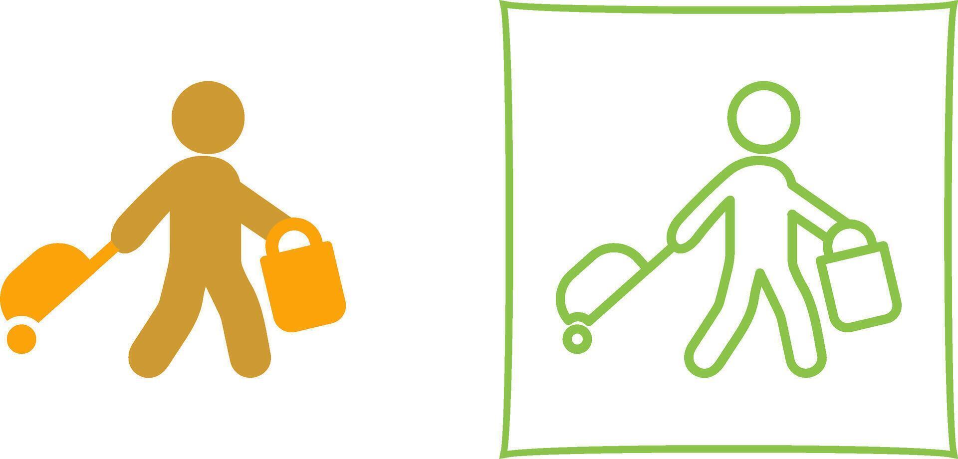 Carrying Bag Vector Icon
