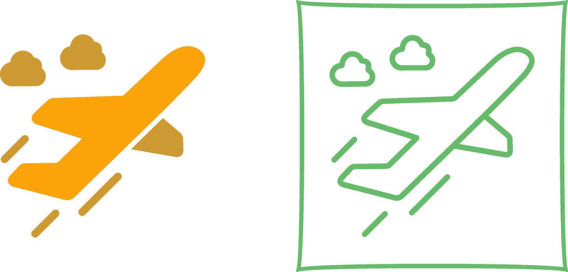Flight Takeoff Vector Icon