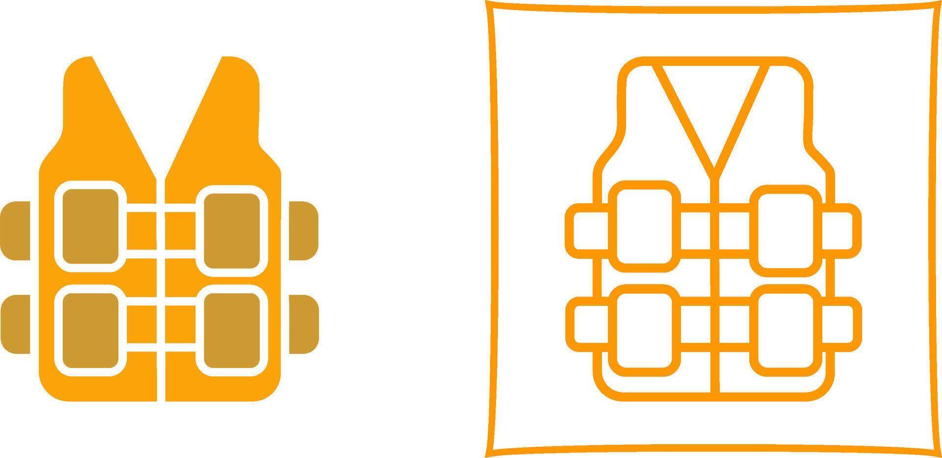 Bullet Proof Vest Vector Icon