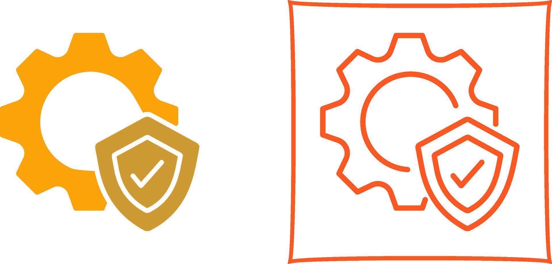 Protected System Vector Icon