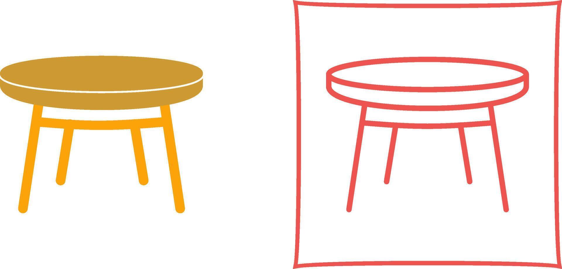 Small Table Vector Icon