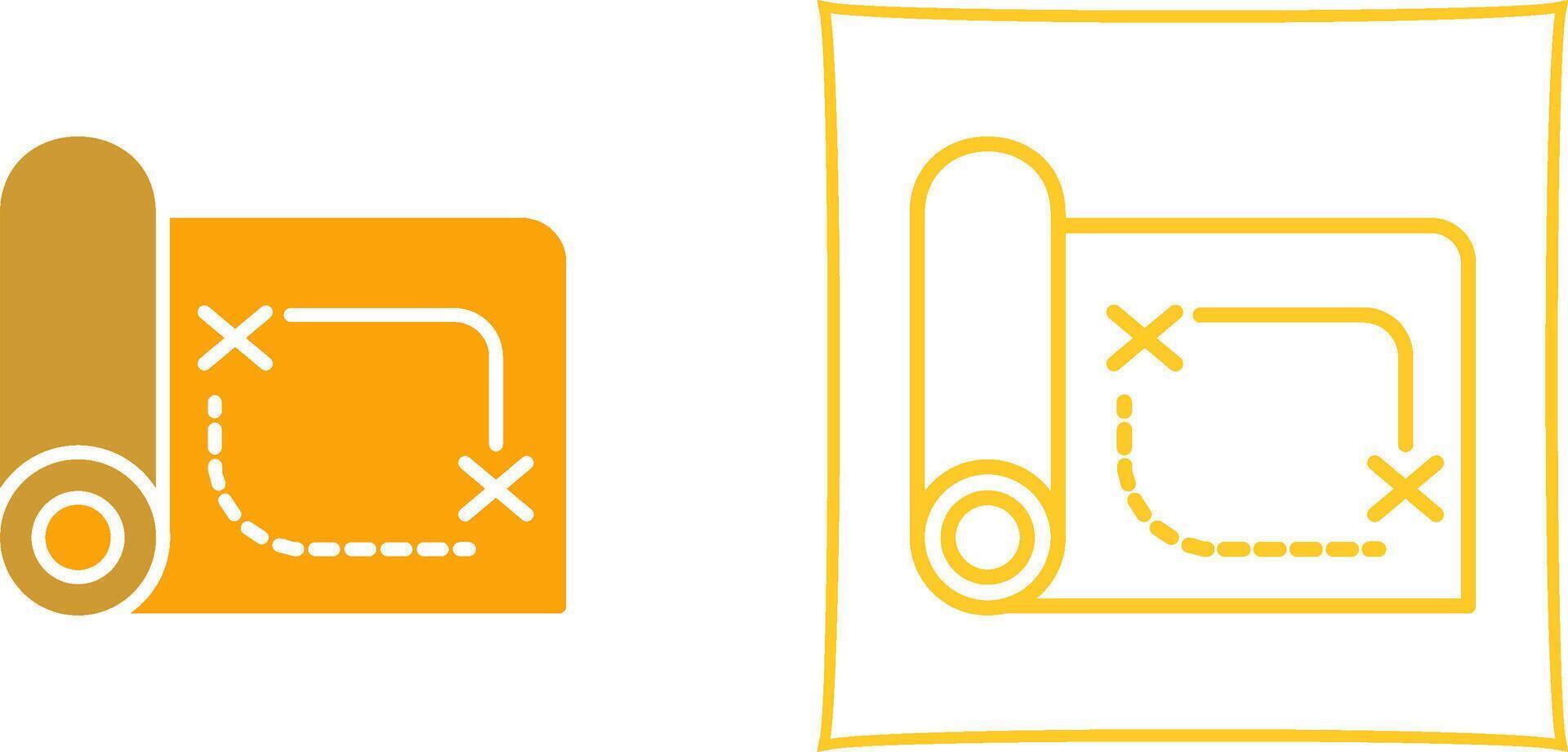 Pirate Map Vector Icon