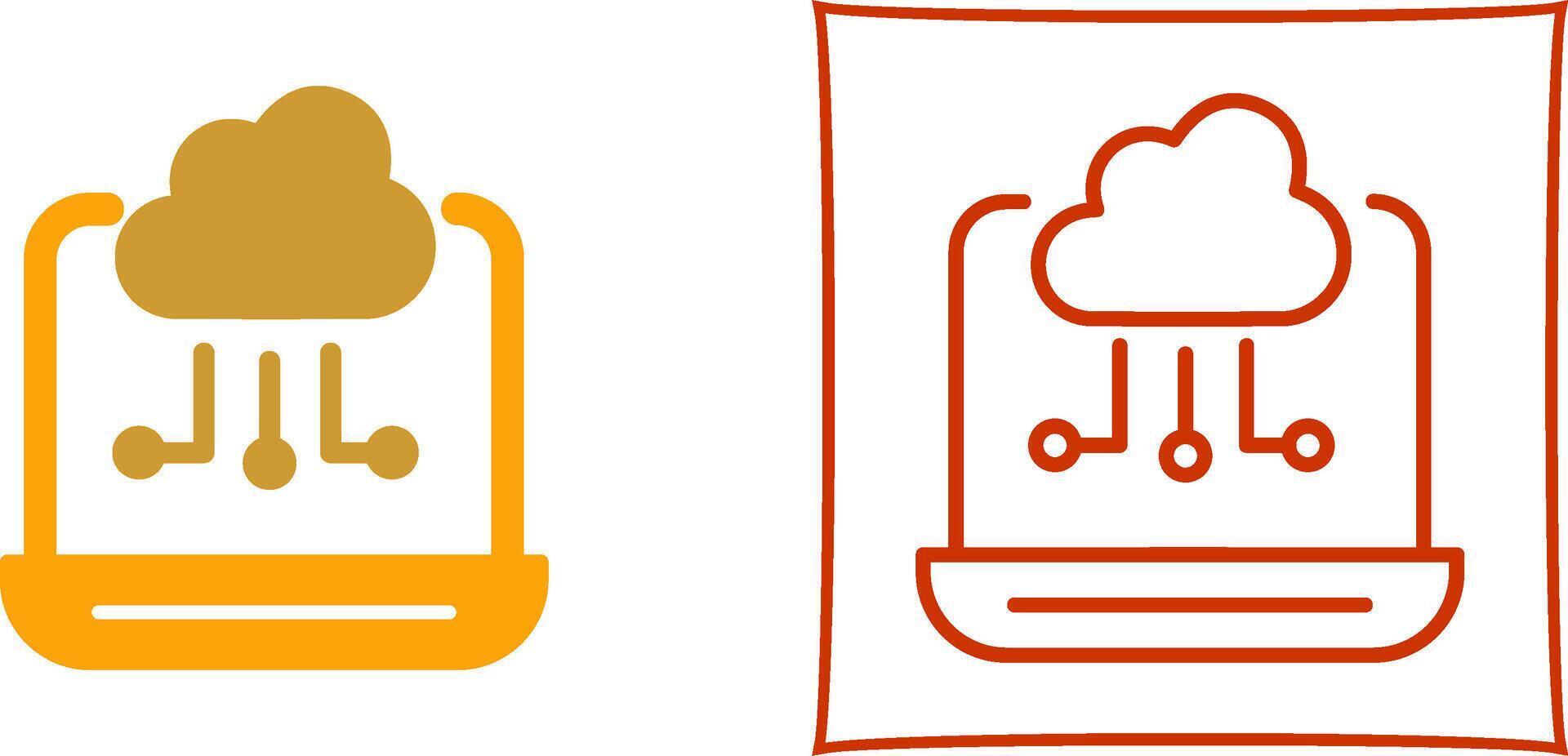 Cloud Computing Vector Icon