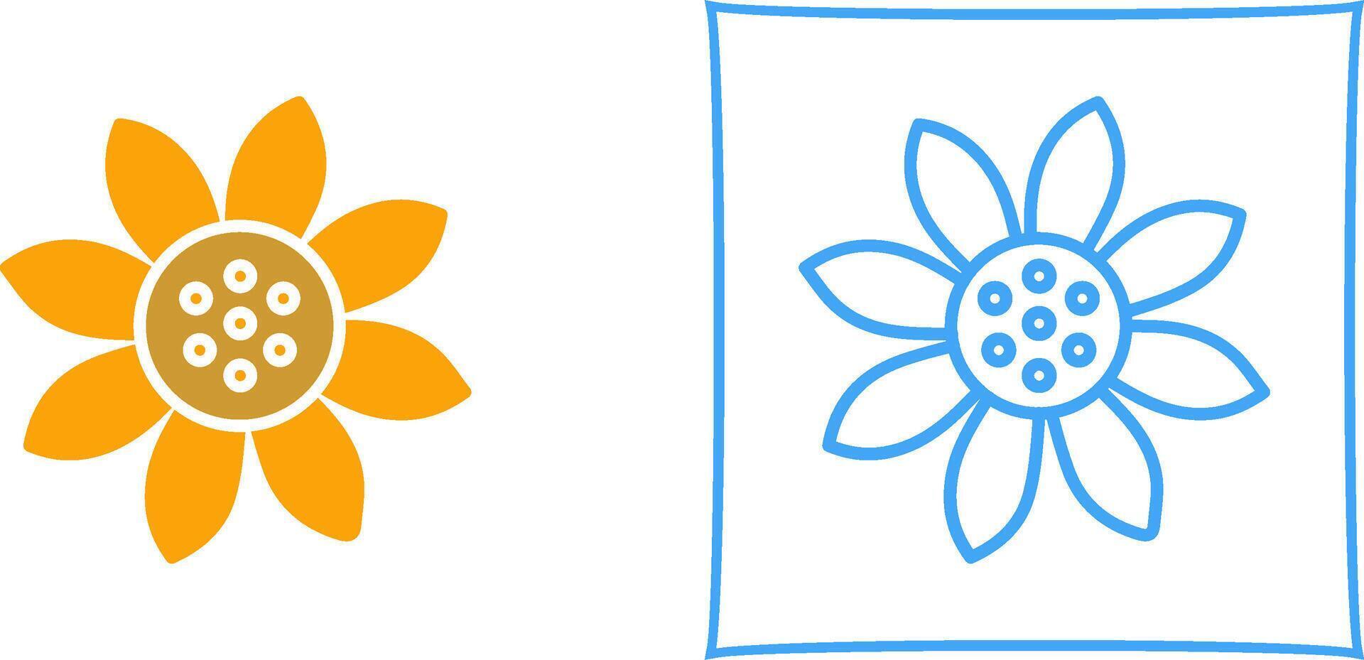 icono de vector de girasol