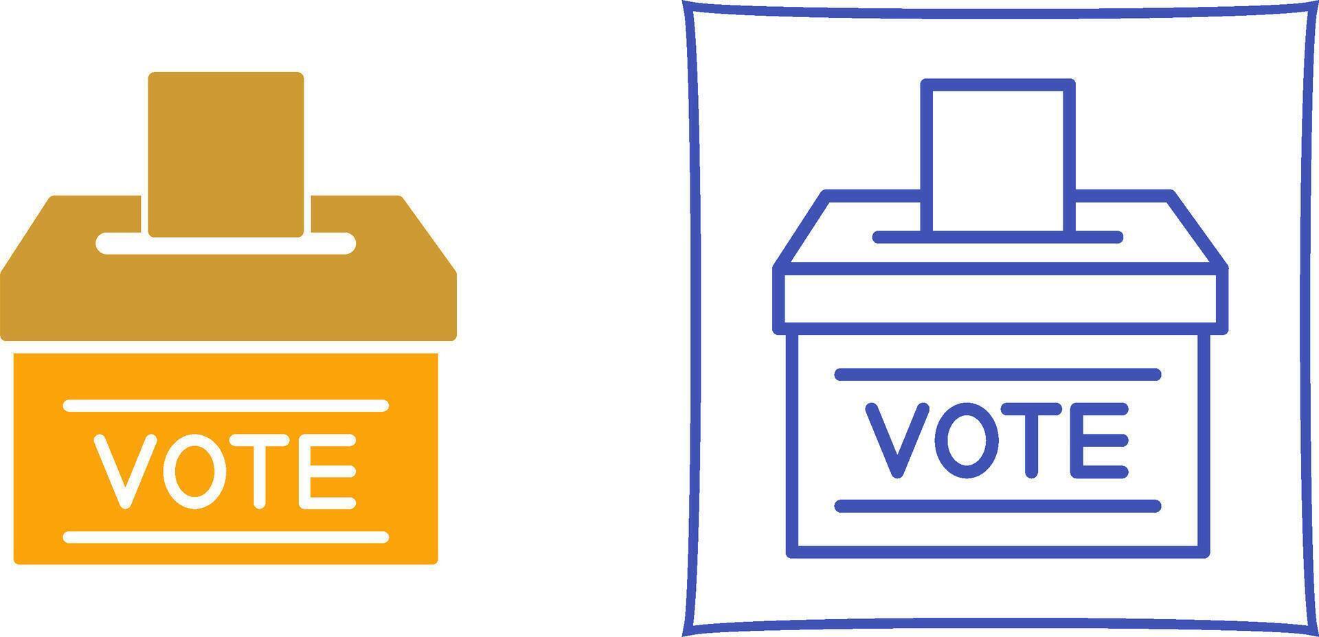 icono de vector de voto