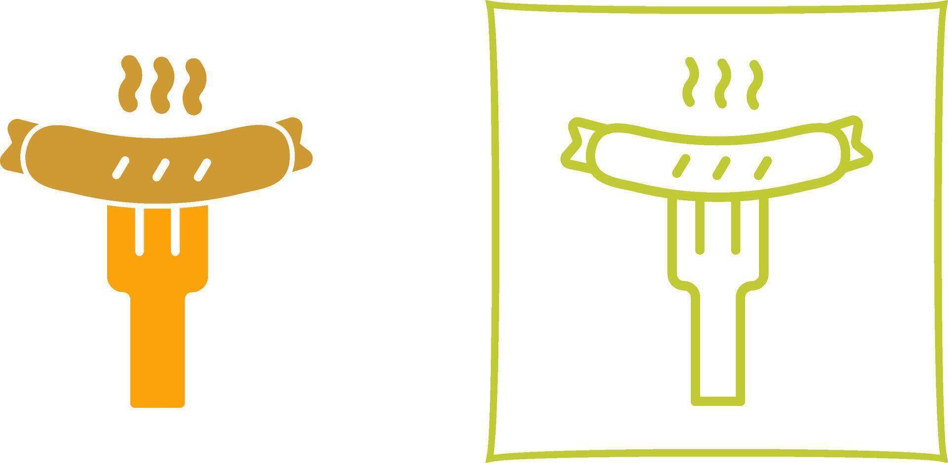 Sausage Vector Icon