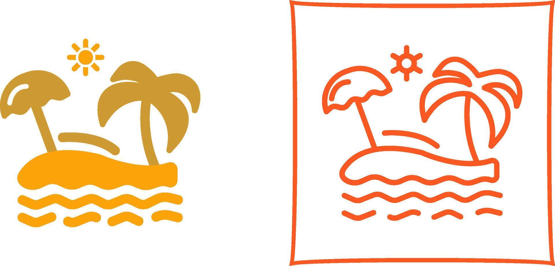 Beach Vector Icon