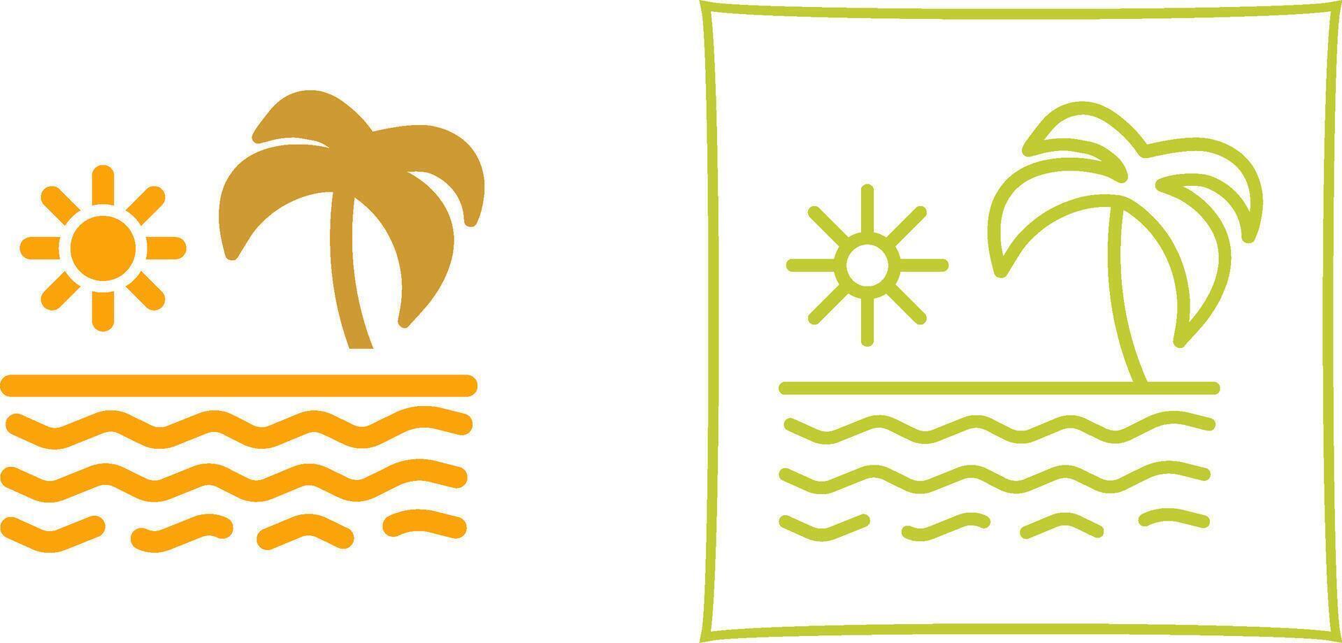 icono de vector de verano