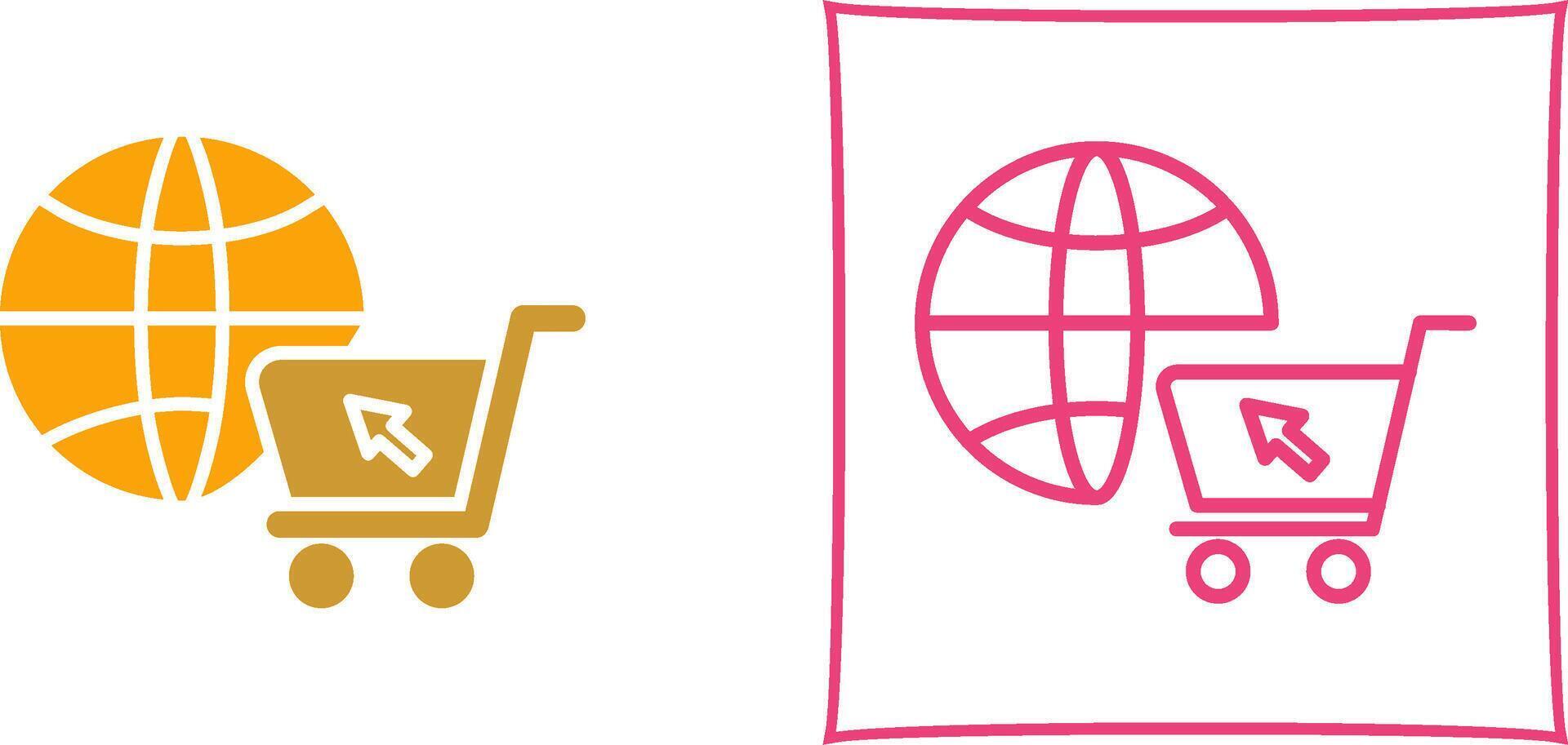 E commerce Online Store Vector Icon