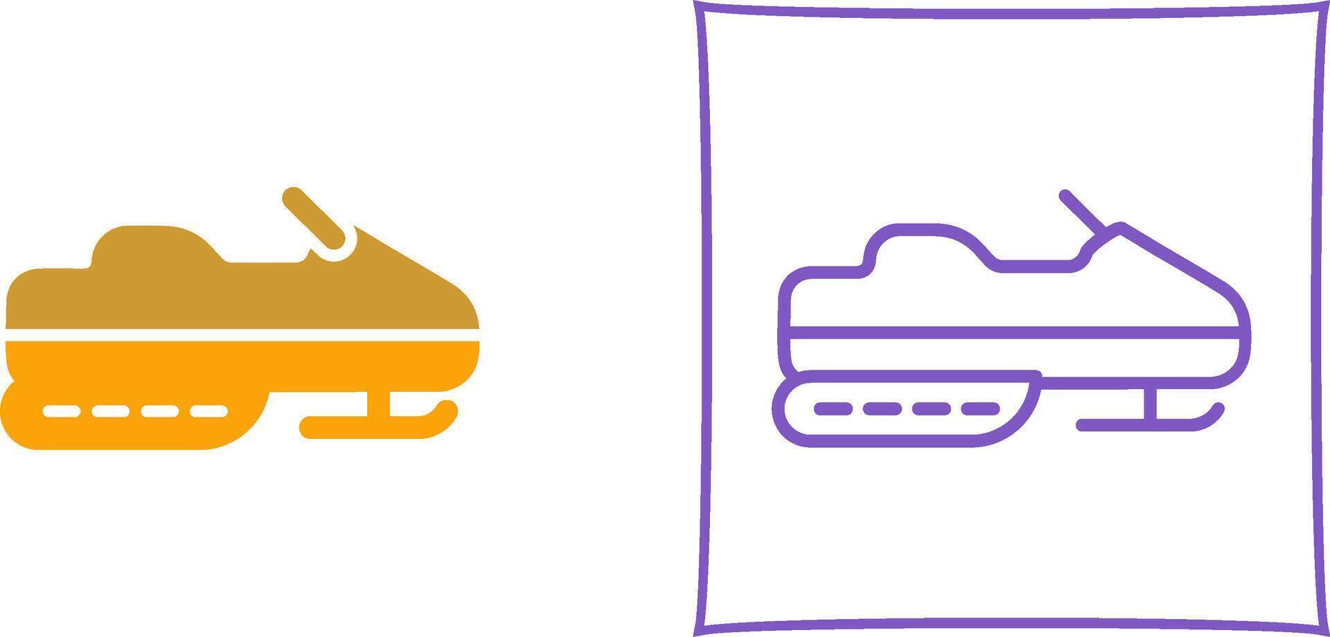 Snowmobile Vector Icon