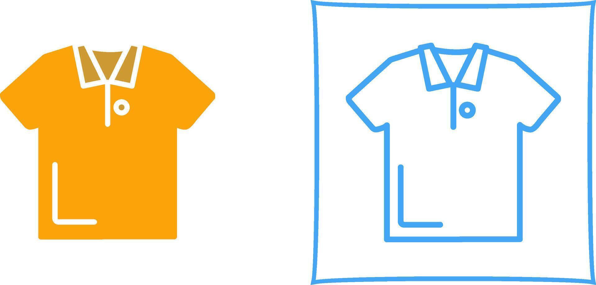 icono de vector de camisa