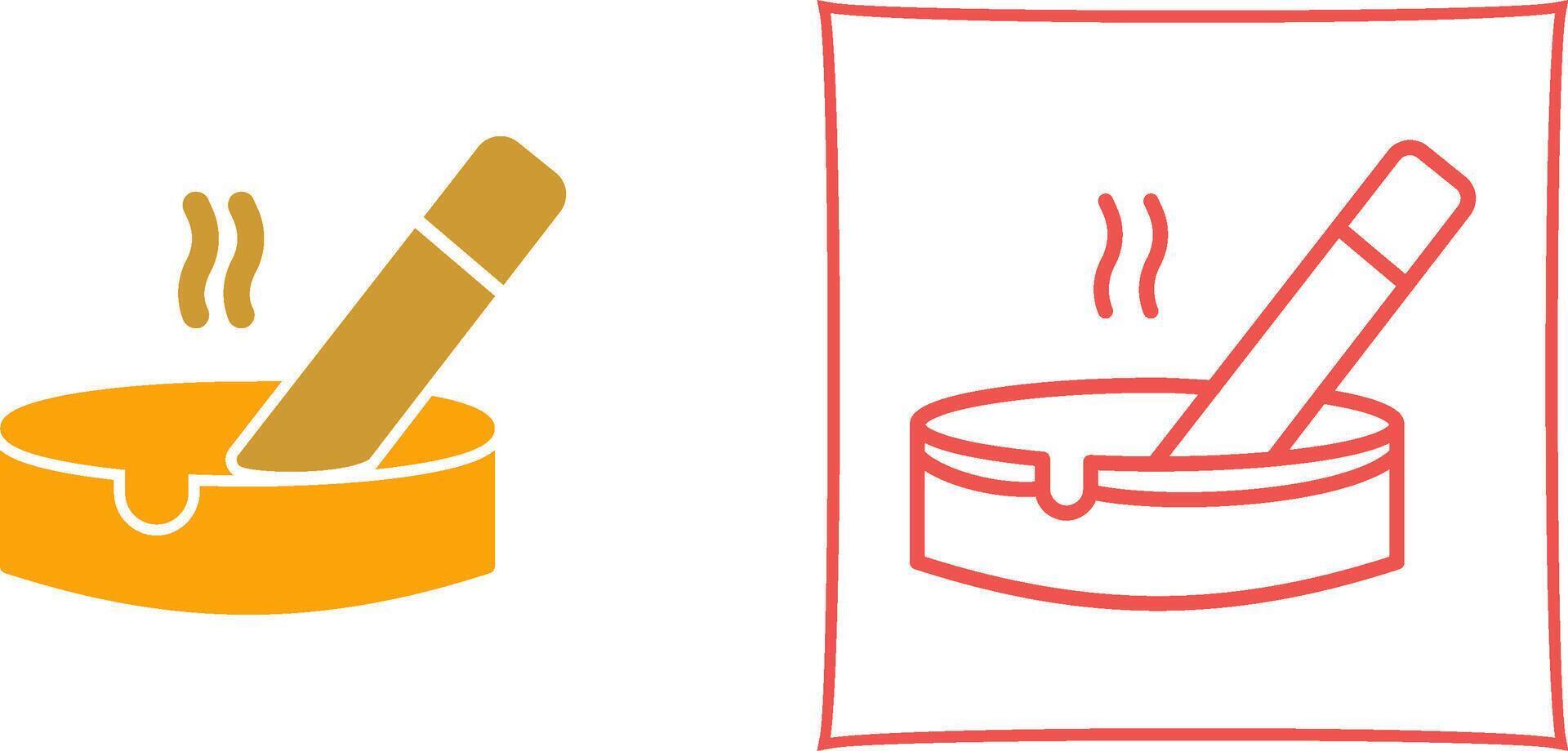 Ashtray Vector Icon