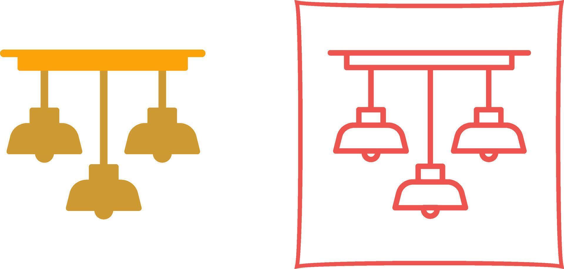 Overhead Light Vector Icon