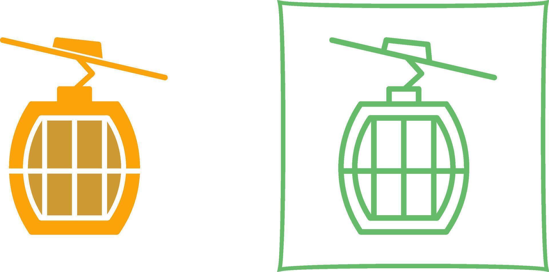 Cable Car Vector Icon