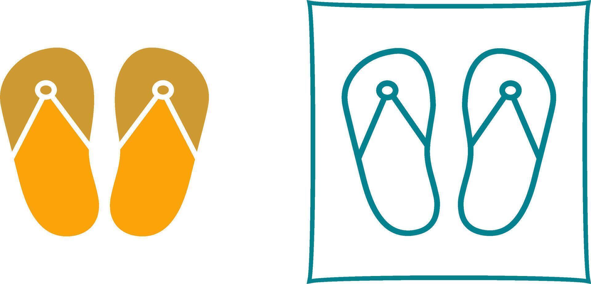 Slippers Vector Icon