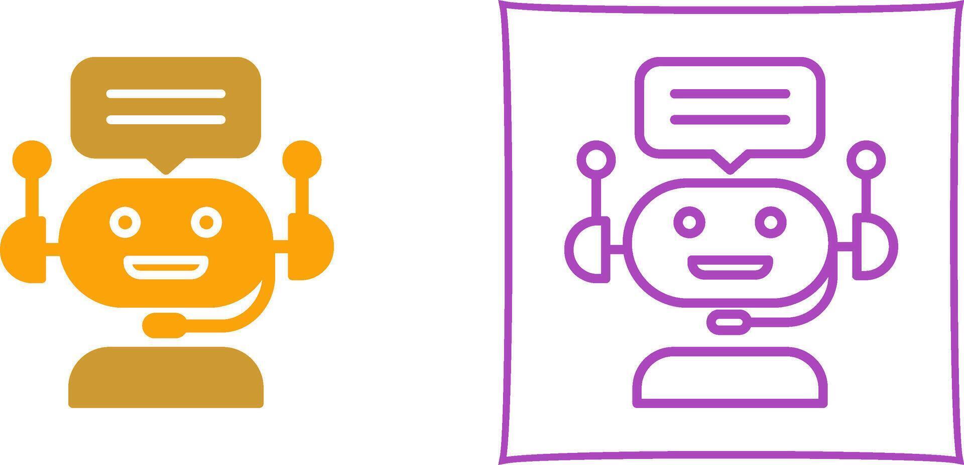 Chat Bot Vector Icon