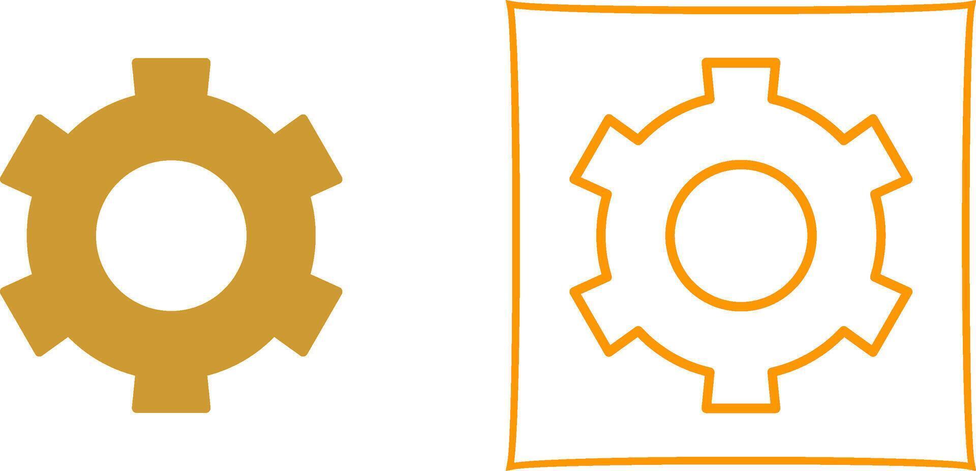 Setting Gear Vector Icon