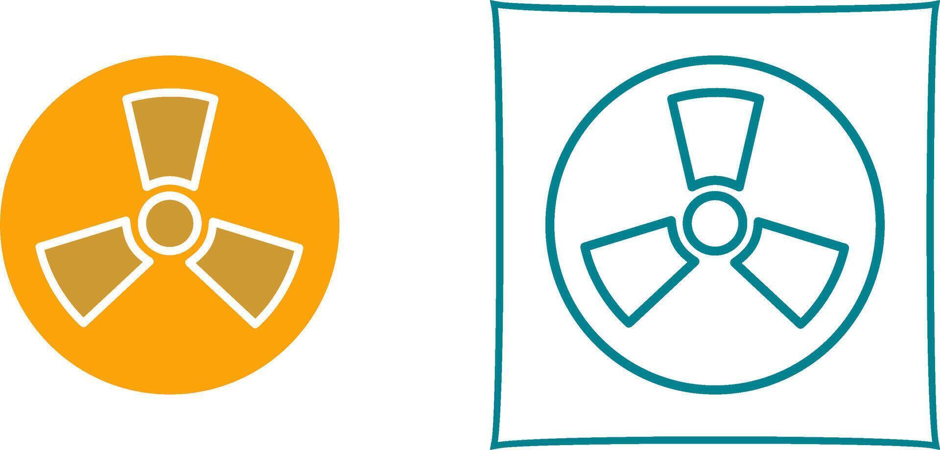 Radiation Vector Icon