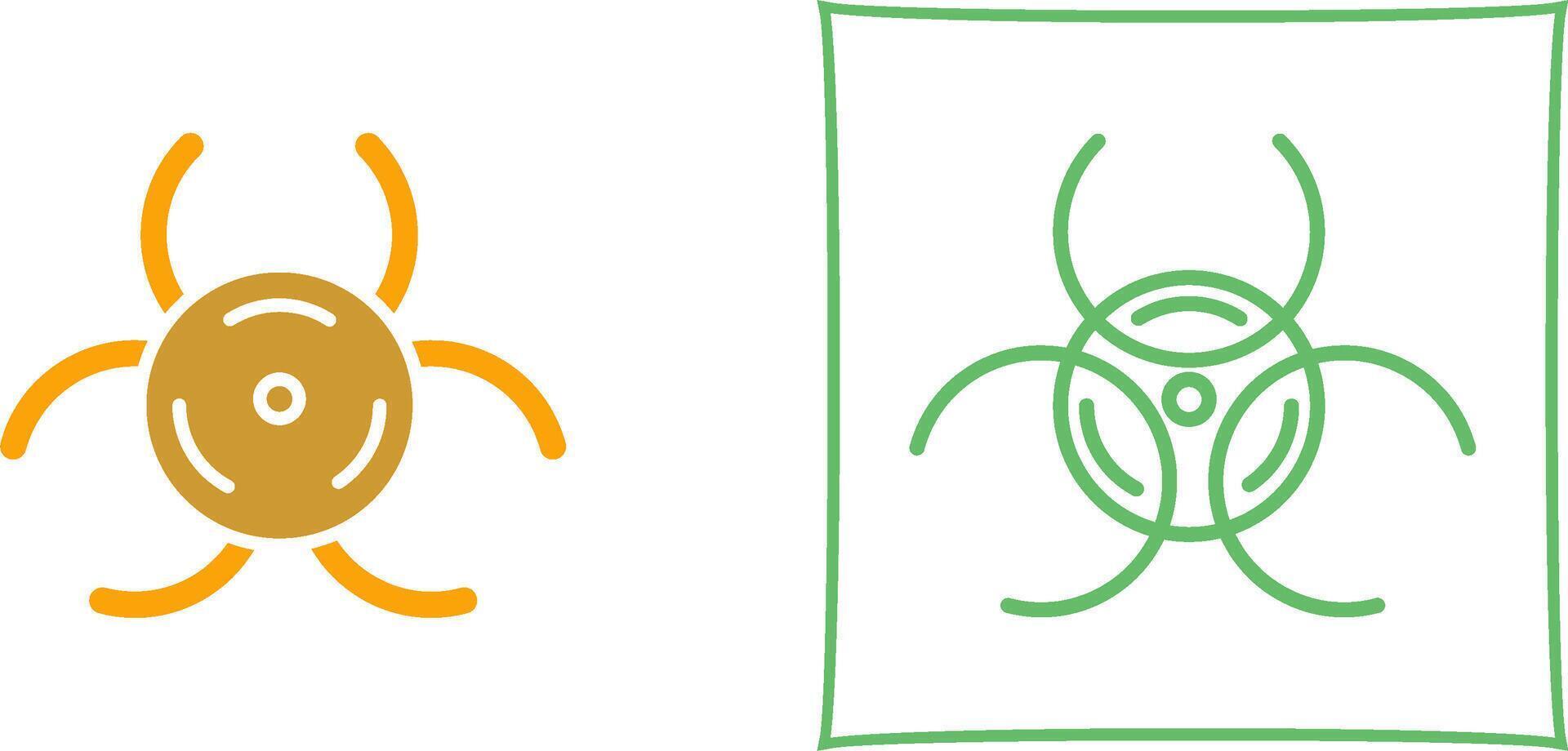 Biological Hazard Vector Icon