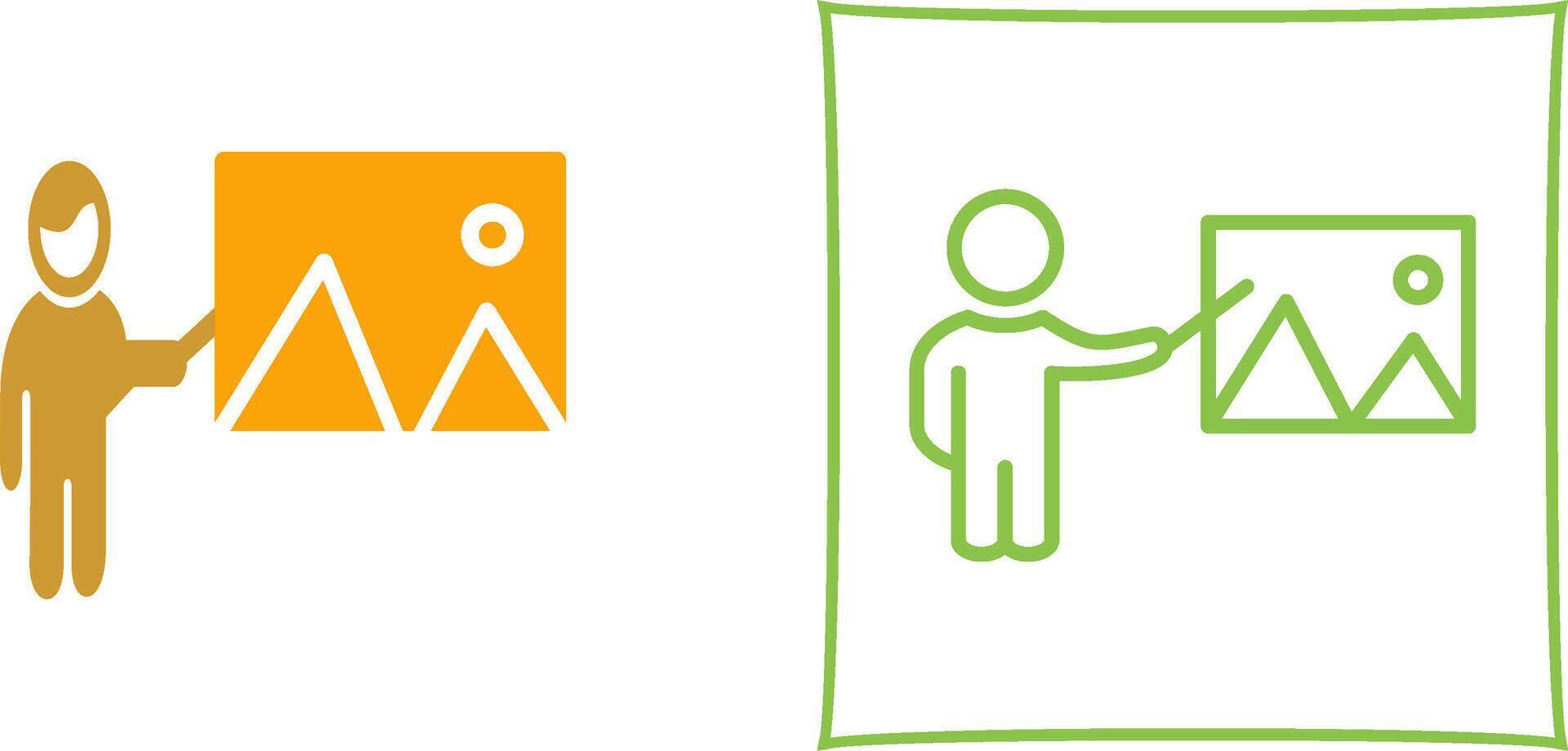 Art Museum Guide Vector Icon