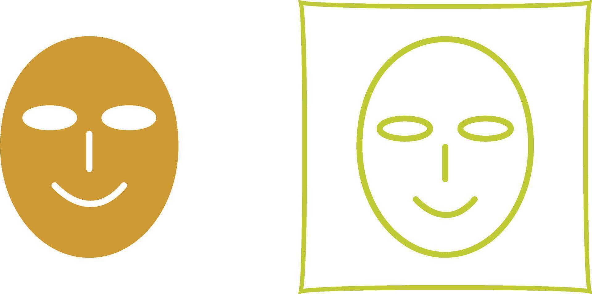 Ancient Face Mask Vector Icon