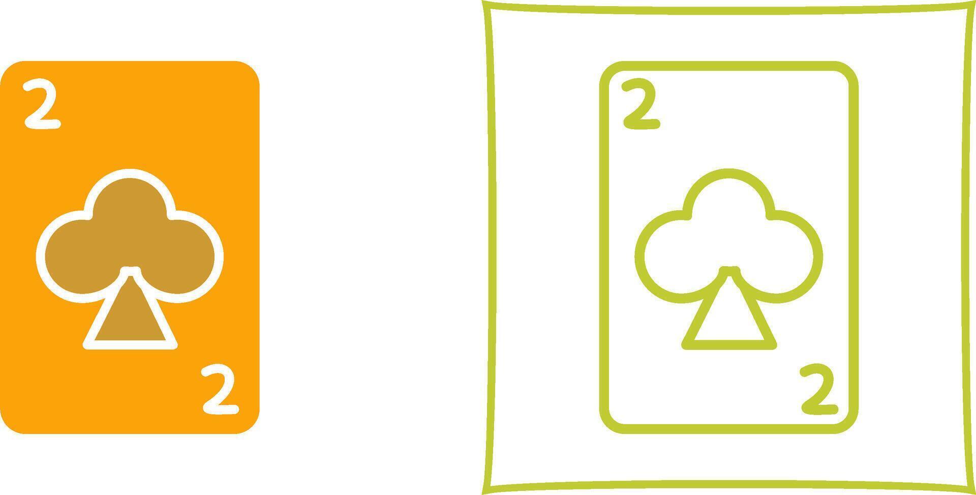 Clubs Card Vector Icon