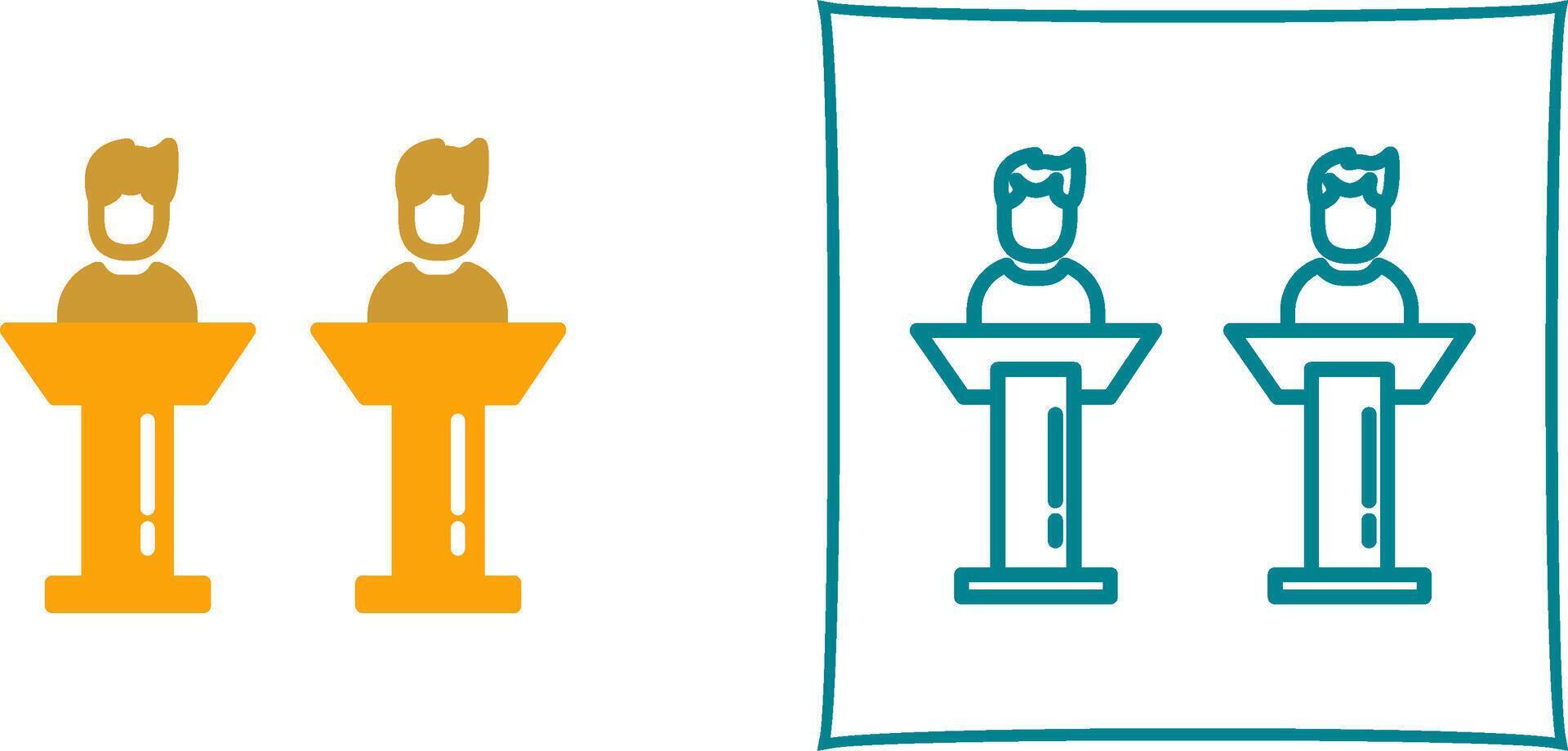 Debate Vector Icon