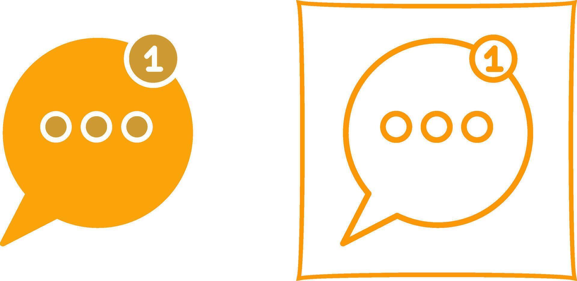Message Bubbles Vector Icon