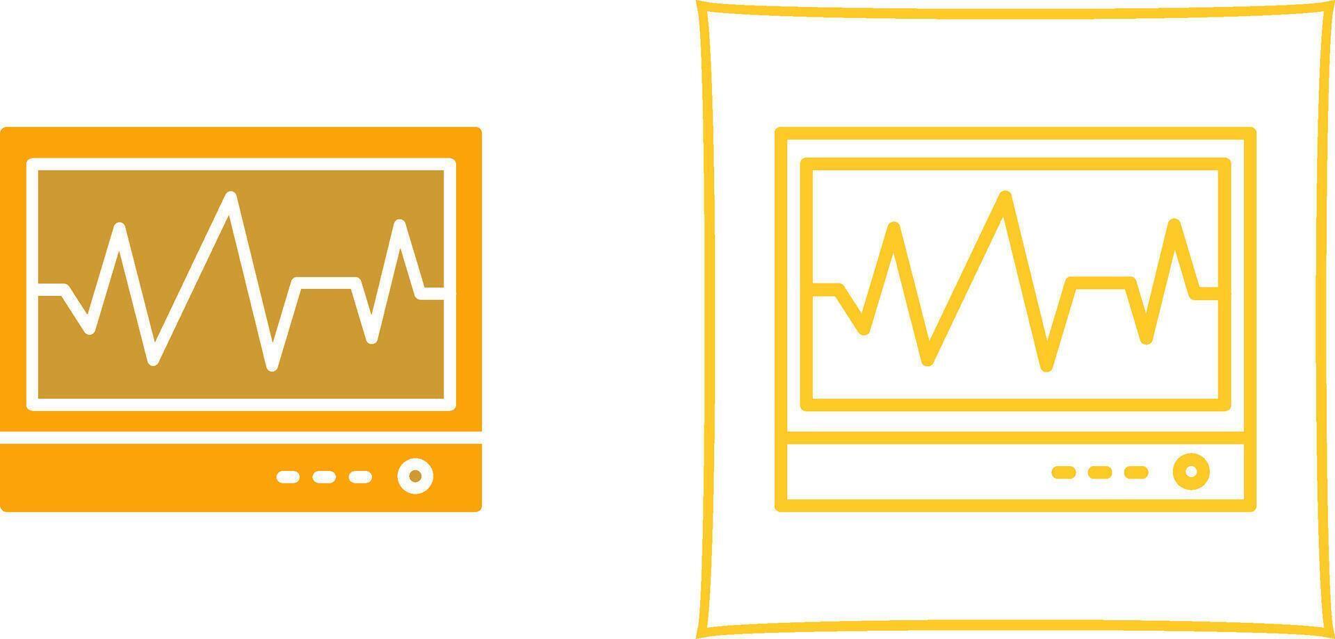 Electrocardiogram Vector Icon