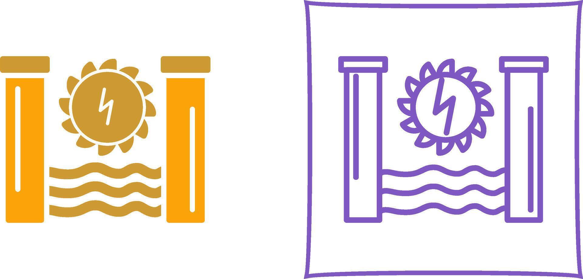 Hydro Power Vector Icon