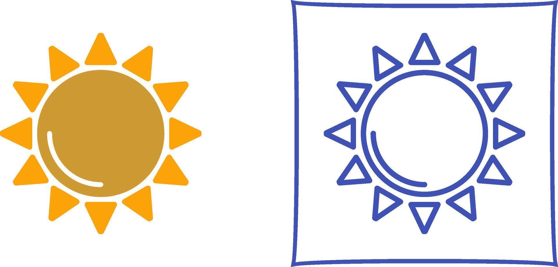 Sun Vector Icon