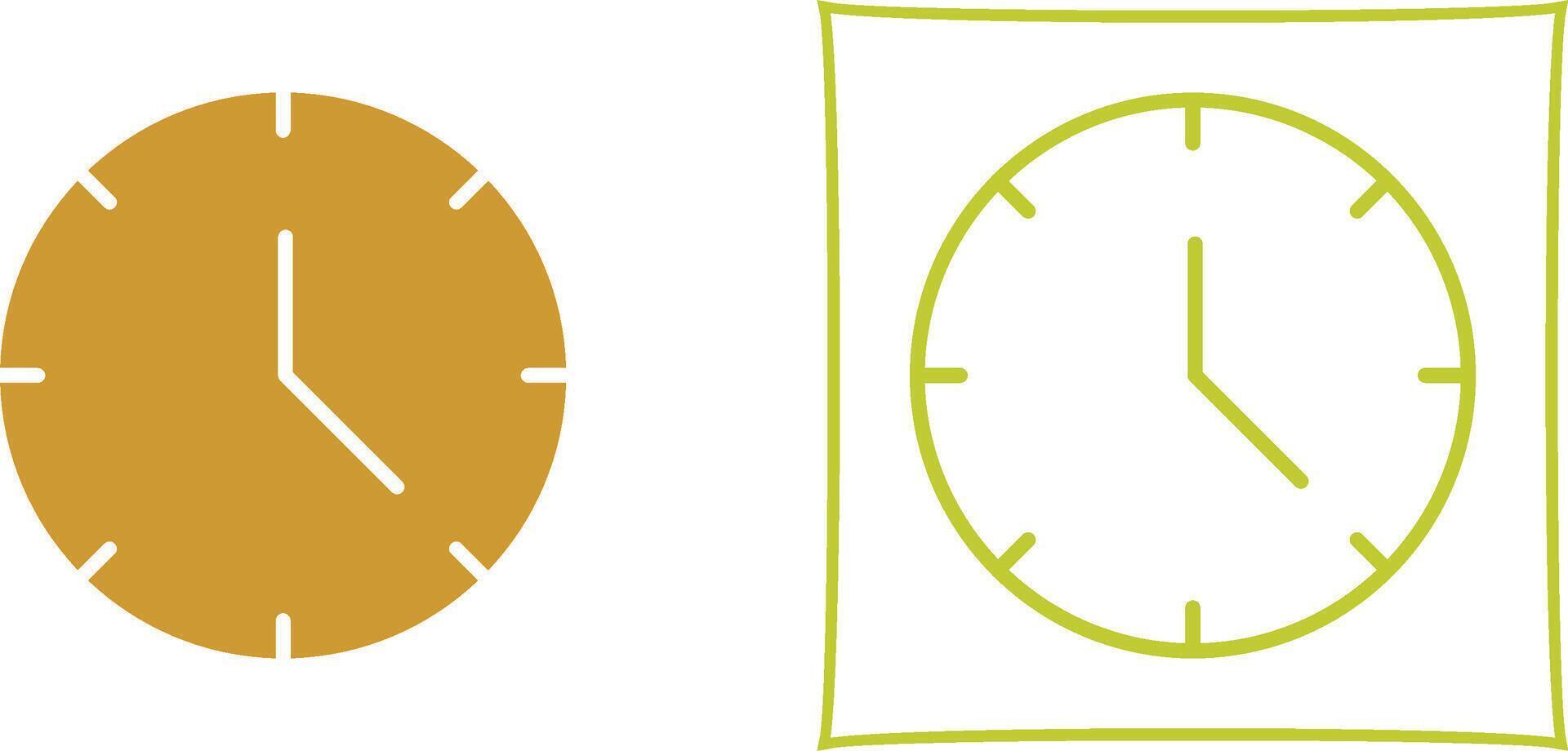 icono de vector de reloj