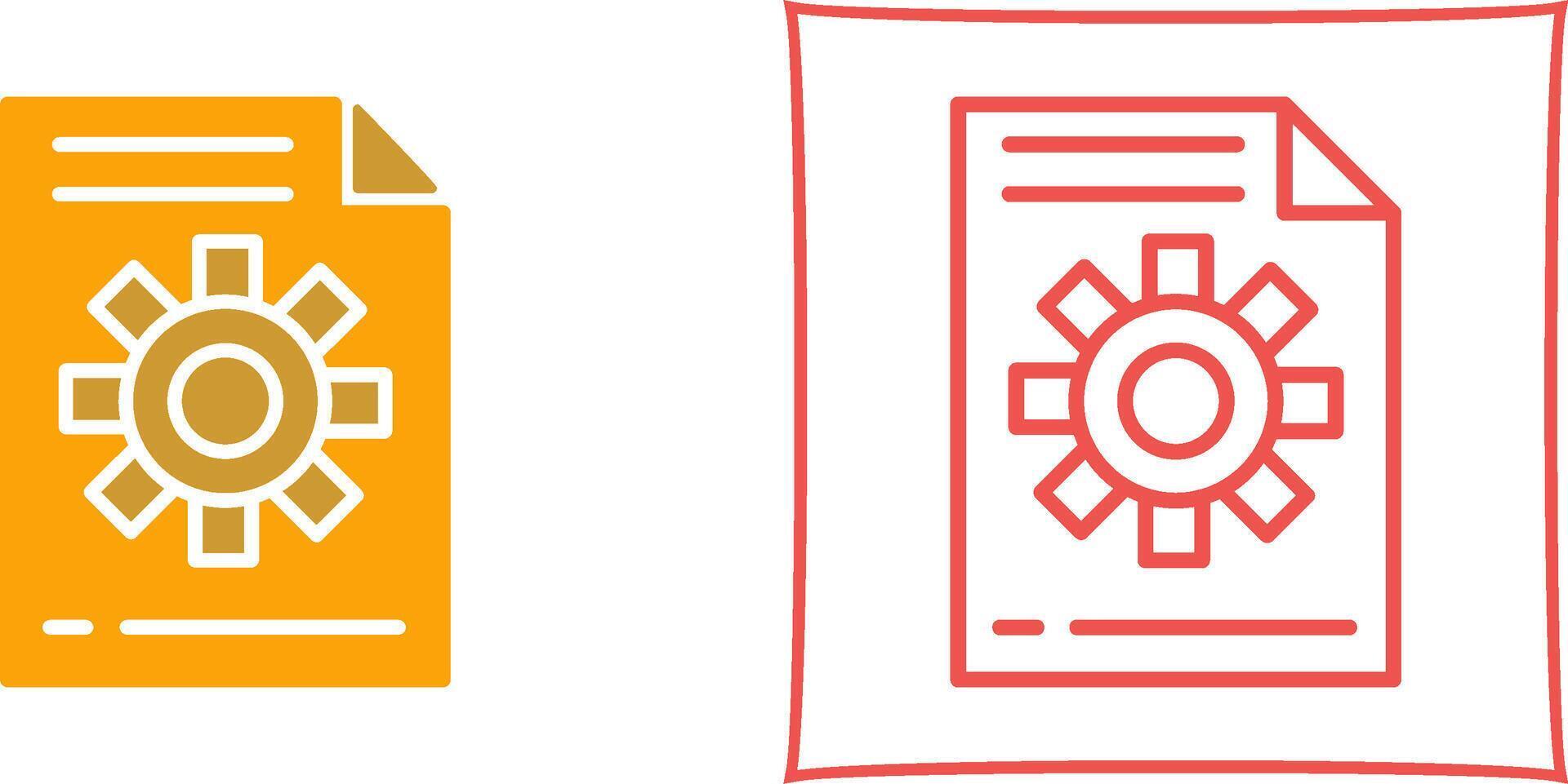Content Management Vector Icon