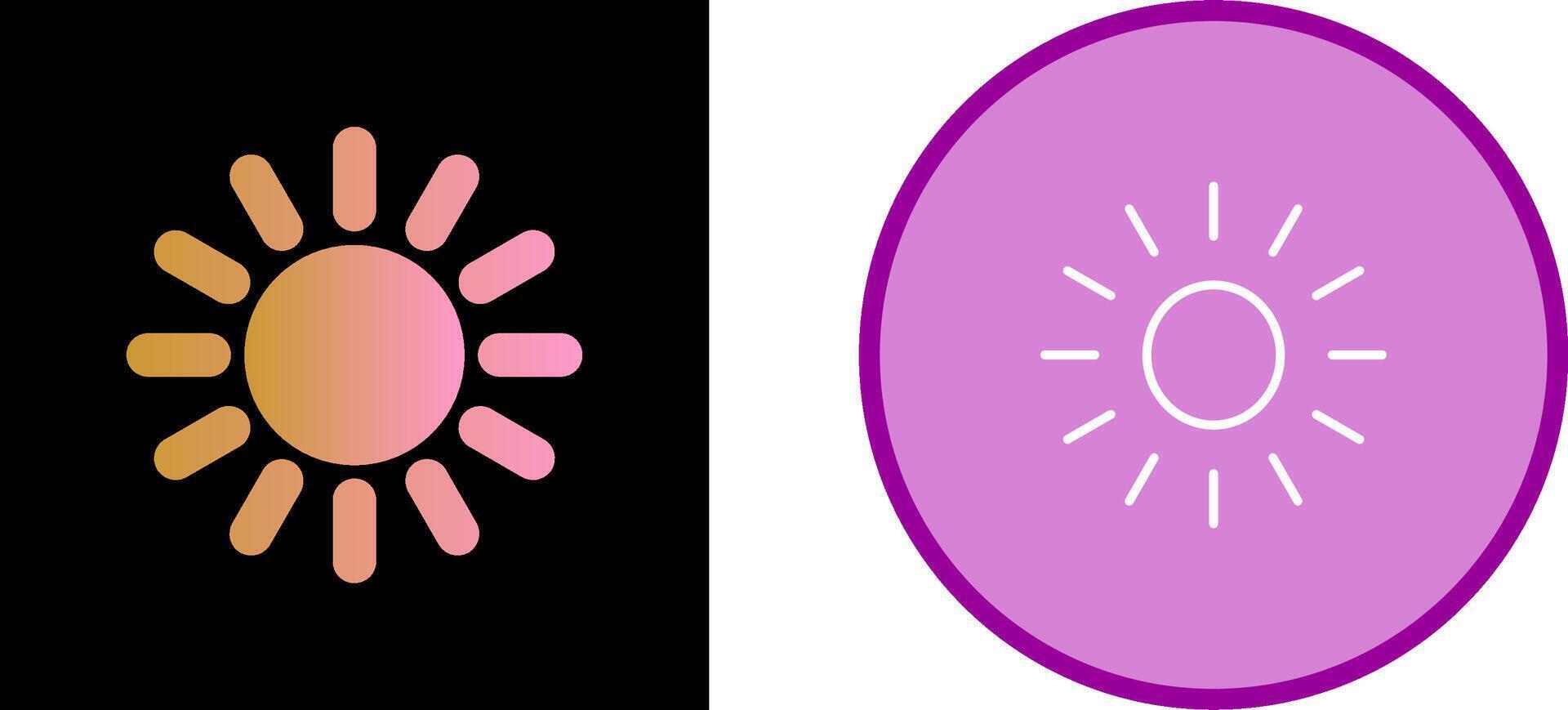 Sun Vector Icon