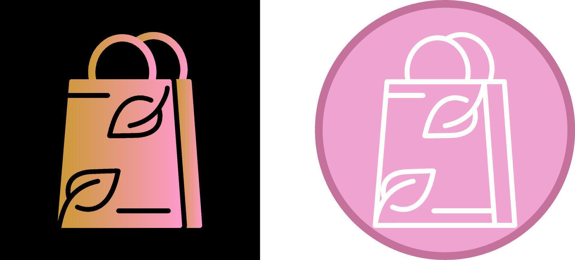 Ecology Bag Vector Icon