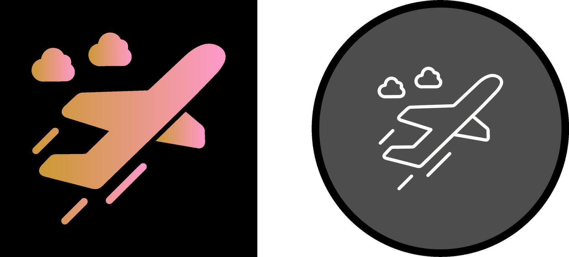 Flight Takeoff Vector Icon