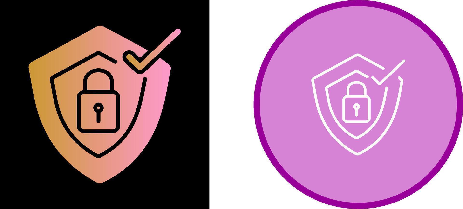 Verified Protection Vector Icon