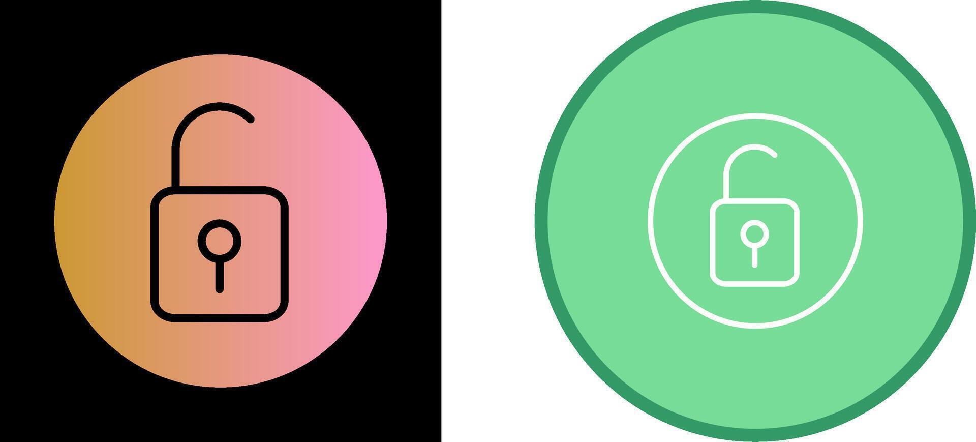 Open Lock Vector Icon