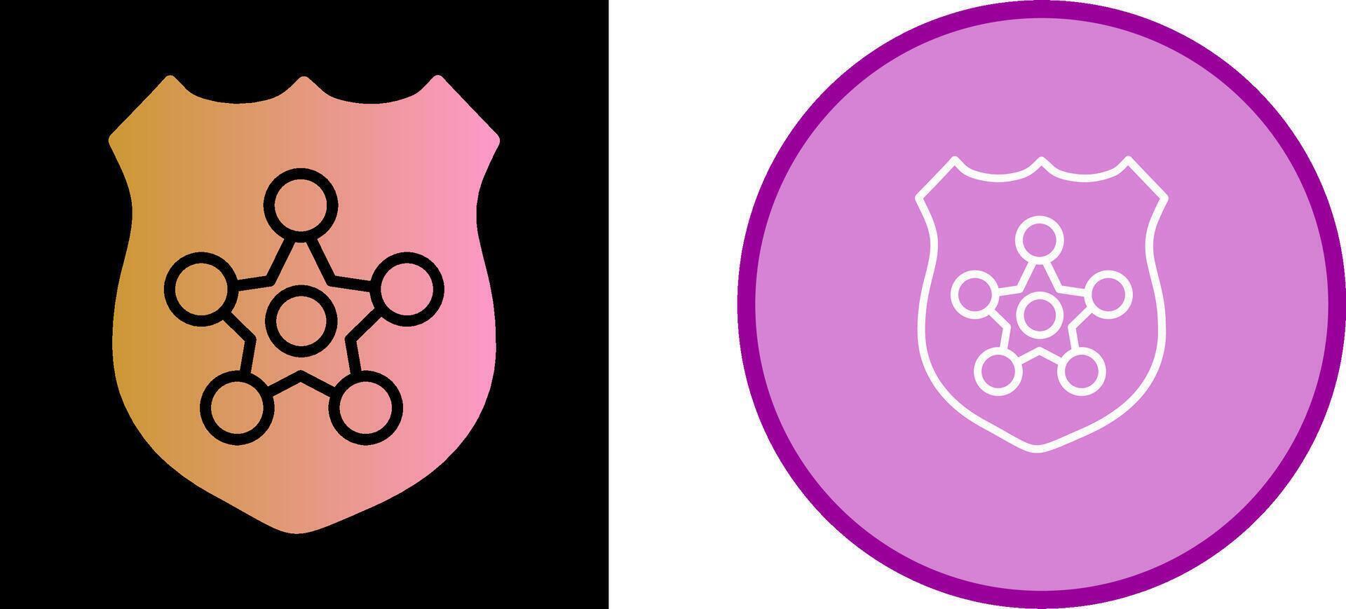 Police Badge Vector Icon