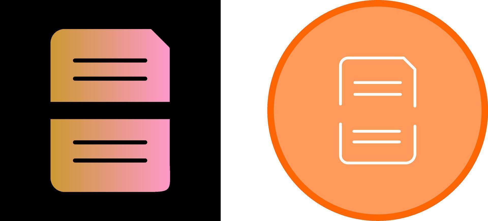 Divide Vector Icon