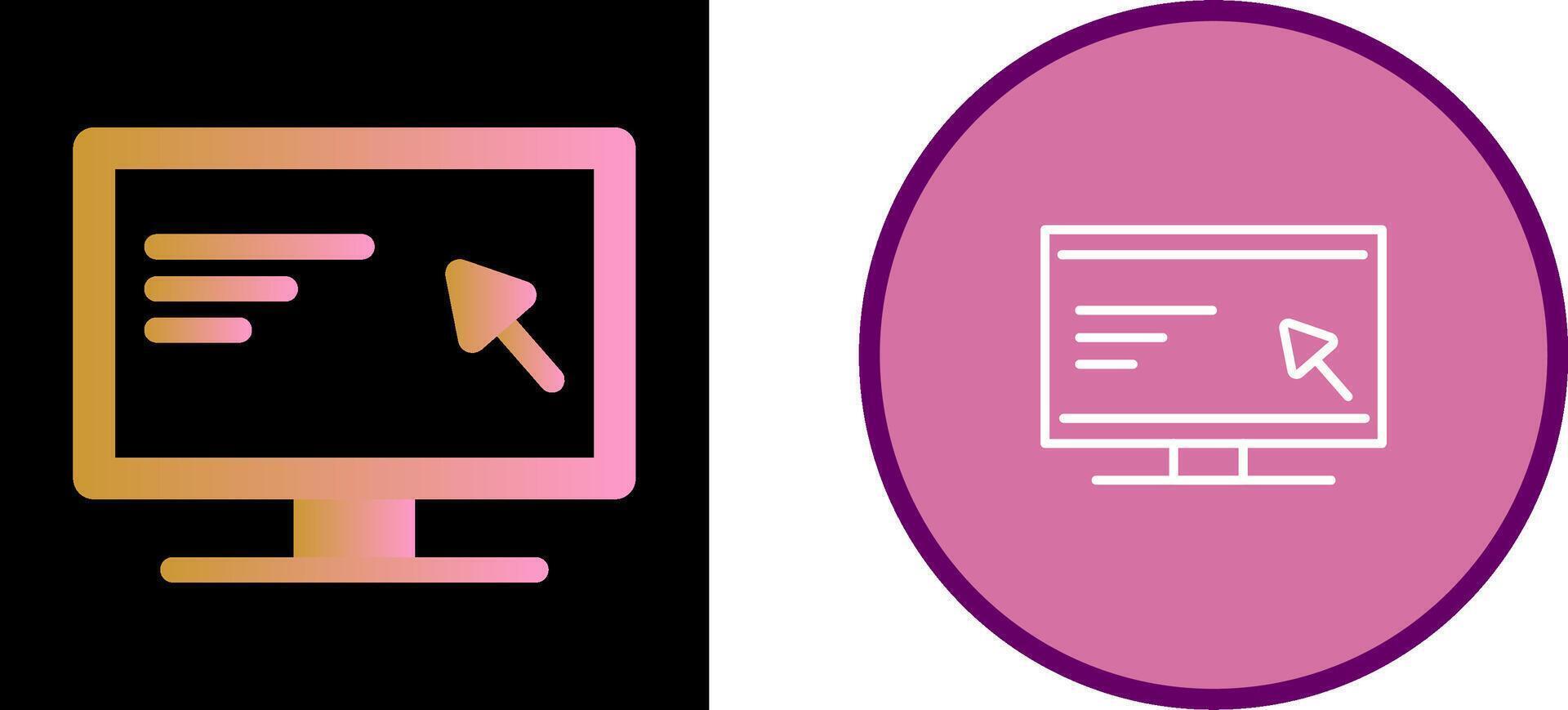 Screen Vector Icon