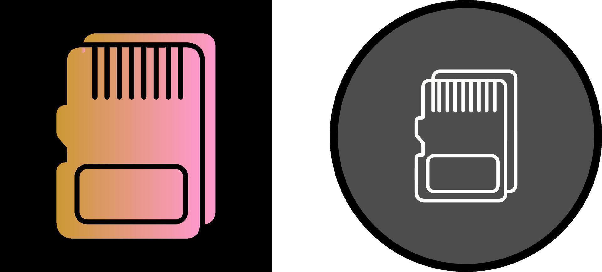 SD Card Vector Icon